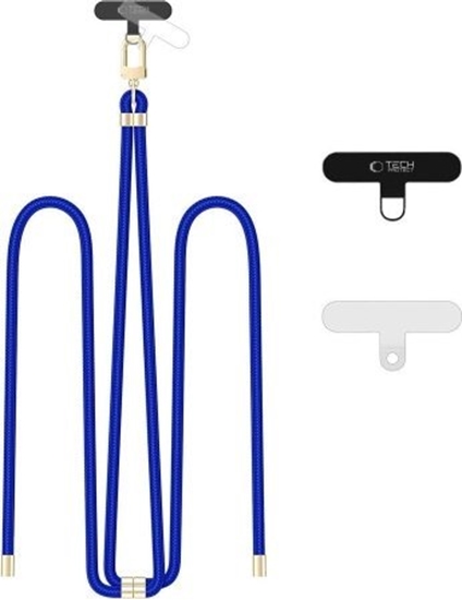 Picture of Tech-Protect C7S ROPE CROSSBODY STRAP COBALT BLUE/GOLD