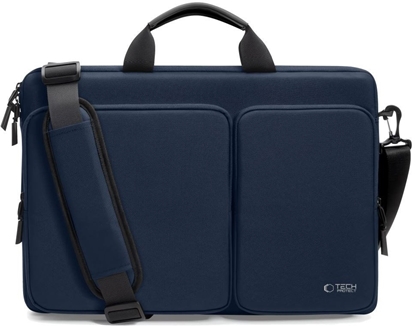 Attēls no Tech-Protect Tech-Protect Defender Bag for 17" Laptop - Navy Blue
