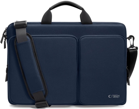 Picture of Tech-Protect Tech-Protect Defender Bag for 17" Laptop - Navy Blue