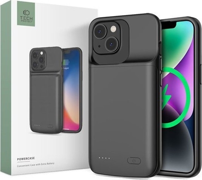 Attēls no Tech-Protect Etui Tech-protect Powercase 4800mah Apple iPhone 14/14 Pro Black