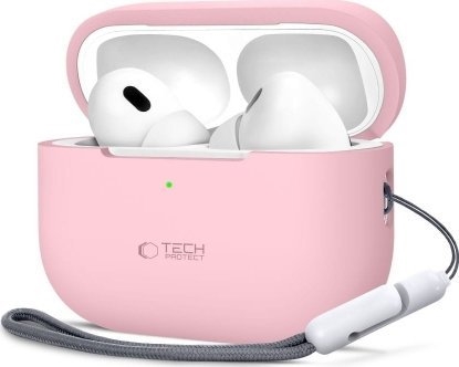 Attēls no Tech-Protect Etui Tech-Protect Silicone Apple Airpods Pro 1 / 2 Dusty Pink