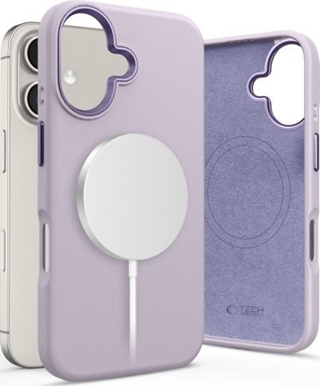 Picture of Tech-Protect Etui Tech-Protect Silicone Pure MagSafe Apple iPhone 16 Mauve