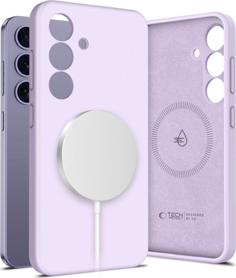 Picture of Tech-Protect Tech-Protect Liquid Silicone MagSafe Case for Samsung Galaxy S25+ - Pink