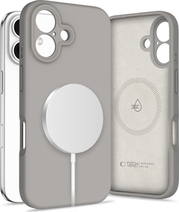 Attēls no TECH-PROTECT LIQUID SILICONE MAGSAFE IPHONE 16 STONE GREY
