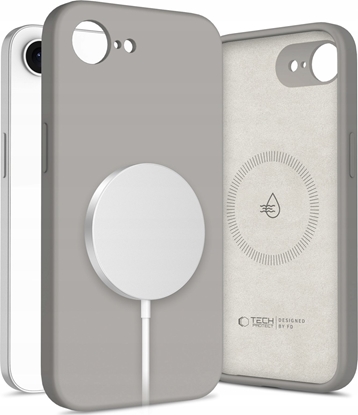 Attēls no TECH-PROTECT LIQUID SILICONE MAGSAFE IPHONE 16E STONE GREY