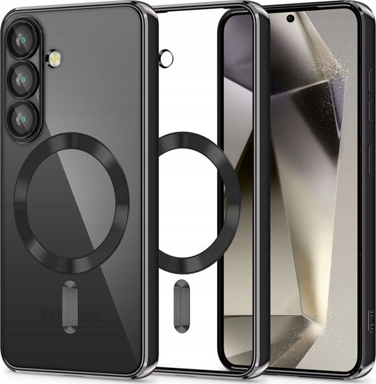 Изображение Tech-Protect Tech-Protect MagMat MagSafe Case for Samsung Galaxy S25 - Clear Black