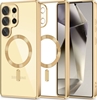 Изображение Tech-Protect Tech-Protect MagFlex MagSafe Case for Samsung Galaxy S25 Ultra - Transparent Gold