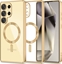 Изображение Tech-Protect Tech-Protect MagFlex MagSafe Case for Samsung Galaxy S25 Ultra - Transparent Gold