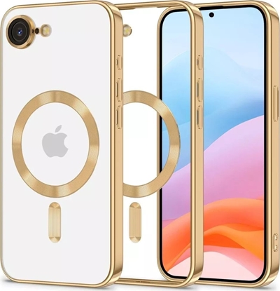 Attēls no TECH-PROTECT MAGFLEX MAGSAFE IPHONE SE 4 2025 SHINY GOLD