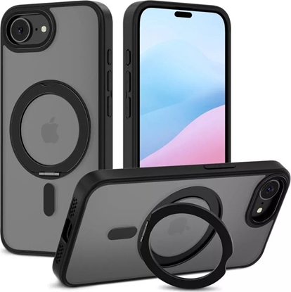 Attēls no TECH-PROTECT MAGRING MAGSAFE IPHONE SE 4 2025 MATTE BLACK