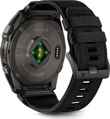 Attēls no Tech-Protect Pasek Nylon Classic Garmin Fenix 5x / 5x Plus / 6x / 6x Pro / 7x / 8 51mm Black