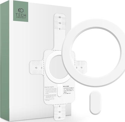 Изображение Tech-Protect Piercie MagSafe Tech-Protect Magmat Magsafe Universal Magnetic Ring White