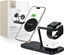Изображение Tech-Protect Tech-Protect QI15W-A45 3in1 Wireless Charger with MagSafe for Apple Devices - Black