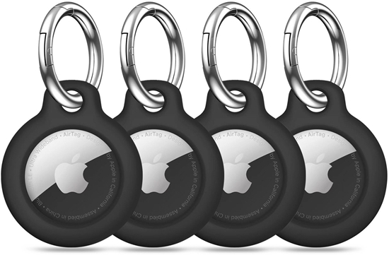 Picture of TECH-PROTECT ROUGH 4-PACK APPLE AIRTAG BLACK