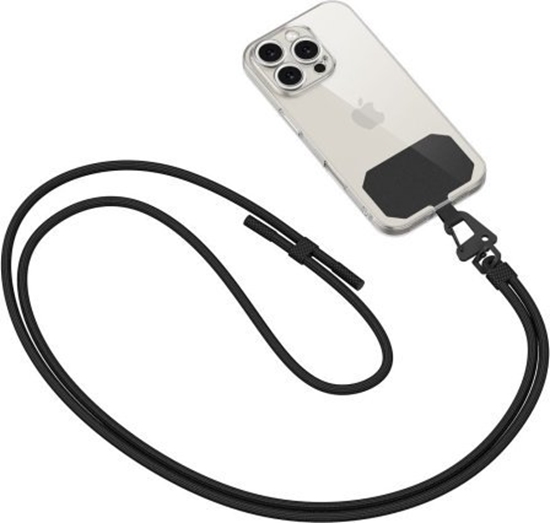 Изображение Tech-Protect Smycz do telefonu Tech-Protect C5s Rope Crossbody Strap Black