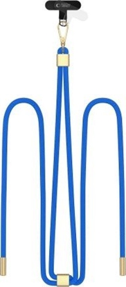 Attēls no Tech-Protect TECH-PROTECT C2S ROPE CROSSBODY STRAP COBALT BLUE/GOLD