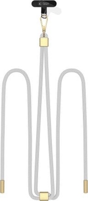 Attēls no Tech-Protect TECH-PROTECT C2S ROPE CROSSBODY STRAP CRAYON GREY/GOLD