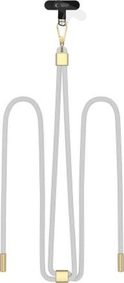 Picture of Tech-Protect TECH-PROTECT C2S ROPE CROSSBODY STRAP CRAYON GREY/GOLD