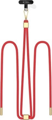 Attēls no Tech-Protect TECH-PROTECT C2S ROPE CROSSBODY STRAP RED/GOLD