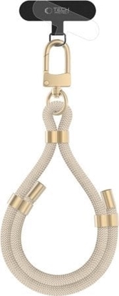 Attēls no Tech-Protect TECH-PROTECT C4S ROPE WRIST STRAP BEIGE/GOLD
