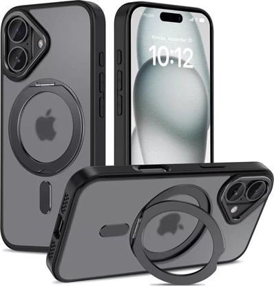 Attēls no Tech-Protect TECH-PROTECT MAGRING MAGSAFE IPHONE 16 MATTE BLACK
