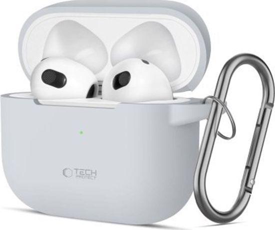 Picture of Tech-Protect TECH-PROTECT SILICONE HOOK APPLE AIRPODS 3 CRAYON GREY