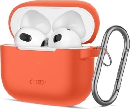 Attēls no Tech-Protect TECH-PROTECT SILICONE HOOK APPLE AIRPODS 3 NEON ORANGE