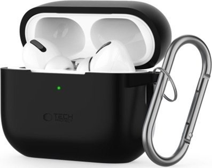 Attēls no Tech-Protect TECH-PROTECT SILICONE HOOK APPLE AIRPODS PRO 1 / 2 BLACK