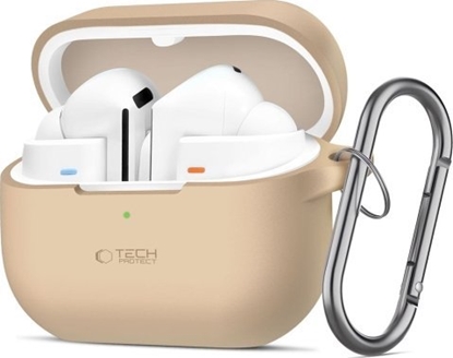 Attēls no Tech-Protect TECH-PROTECT SILICONE HOOK SAMSUNG GALAXY BUDS 3 / 3 PRO CAFFE LATTE