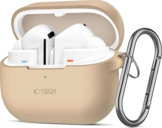 Picture of Tech-Protect TECH-PROTECT SILICONE HOOK SAMSUNG GALAXY BUDS 3 / 3 PRO CAFFE LATTE