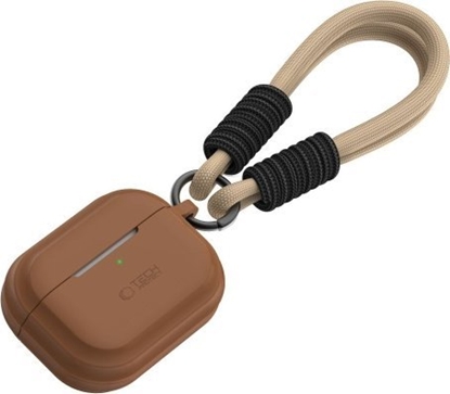 Attēls no Tech-Protect TECH-PROTECT SILICONE ROPE APPLE AIRPODS PRO 1 / 2 CHOCOLATE BROWN