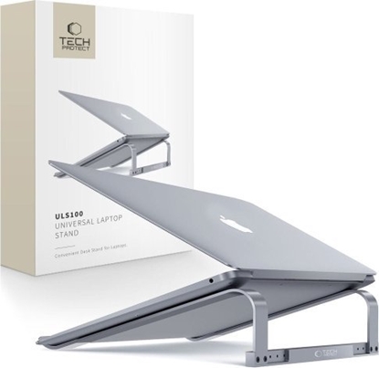 Attēls no Tech-Protect TECH-PROTECT ULS100 UNIVERSAL LAPTOP STAND GREY