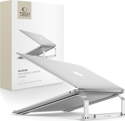 Attēls no Tech-Protect TECH-PROTECT ULS100 UNIVERSAL LAPTOP STAND SILVER