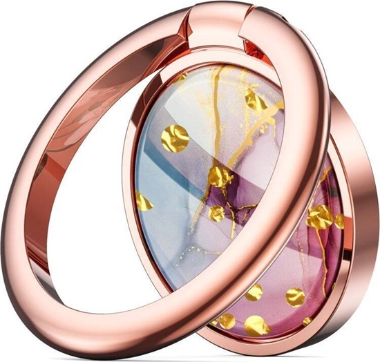 Picture of Tech-Protect Uchwyt na palec Tech-Protect Magnetic Phone Ring Marble Rose