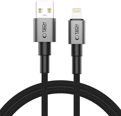 Attēls no Tech-Protect Tech-Protect UltraBoost DNA USB-A / Lightning cable 15W/2.4A 100 cm - gray