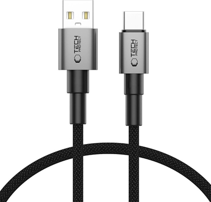 Attēls no Tech-Protect Tech-Protect UltraBoost DNA USB-A / USB-C Cable 15W/3A 50cm - Gray