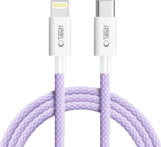 Picture of Tech-Protect Tech-Protect Ultraboost Lite Lightning Cable PD60W/3A 2m - Purple