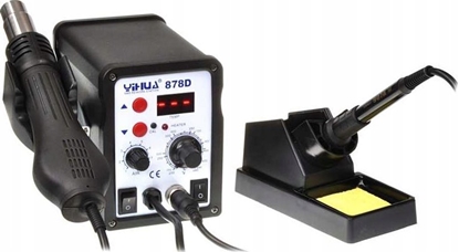 Attēls no Techrebal Litavimo stotel 2in1 Yihua 878D su kartu oru Hotair 700W