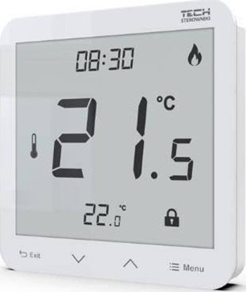 Picture of TECH-STEROWNIKI Regulator pokojowy R-9s PLUS TECH Sterowniki WG.11.0309 natynkowy przewodowy biay