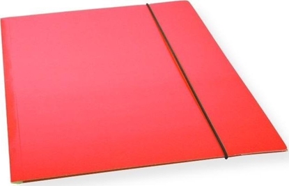 Picture of Teczka A4 z gumk lakier czerwona 300gsm (10szt)