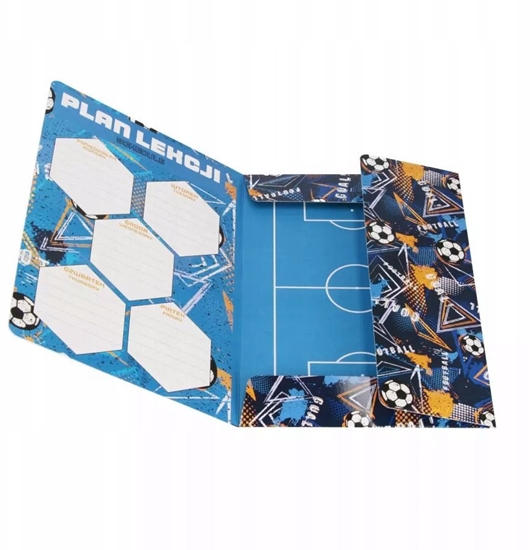 Изображение TECZKA Z GUMKA PAP A4 FOOTBALL STK FOL10/100