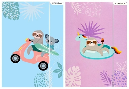 Attēls no TECZKA Z GUMKA PAP A4 KOALA STK FOL 10/100