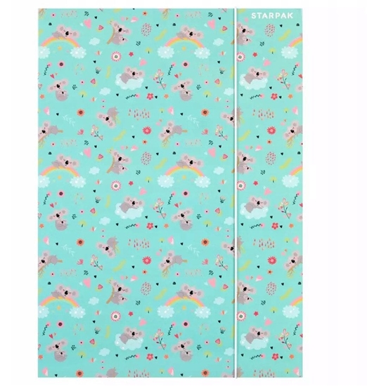 Picture of TECZKA Z GUMKA PAP A4 KOALA STK FOL10/100