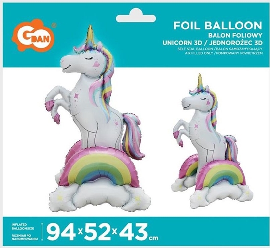 Изображение Teka Balon foliowy Jednoroec 94x52x43cm