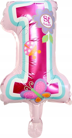 Picture of Teka Balon foliowy roczek róowy