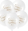 Picture of Teka Balony ze zotym nadrukiem Happy Birthday 5szt