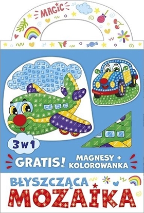 Attēls no Teka Byszcz±ca mozaika 3w1 - Samolocik i autko