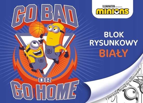 Picture of Teka Blok rysunkowy A4/20K biay Minionki