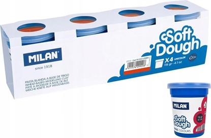 Picture of Teka Ciastolina Basic 116g 4 soiczki czerwona MILAN