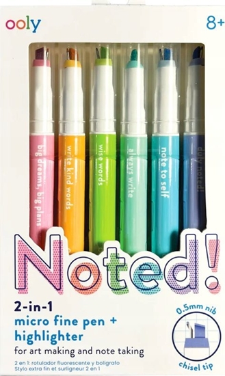 Picture of Teka Cienkopisy z zakre¶laczami 2w1 Noted!